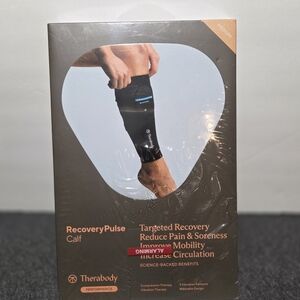 Therabody Performance Calf Sleeve in Black MEDIUM NIB